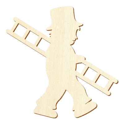 Wooden Chimney Sweep Decoration, 3–50 cm, Pack of 100, 32 × 32 cm