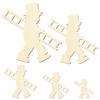 Wooden Chimney Sweep Decoration, 3–50 cm, Pack of 100, 32 × 32 cm view 2