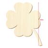 Wooden Clover Lucky Charm, 13 cm, 1 Piece view 3