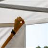 Stabilezelte 3 m Folding Tent Side Panel with Window, Orange view 2