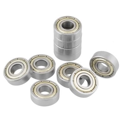 Akozon 10-Pack 696ZZ Stainless Steel Ball Bearings, 6 x 15 x 5 mm