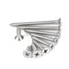 304 Stainless Steel Flat-Head Self-Tapping Phillips Screws, Countersunk, 5 × 60 mm, 500 g (approx. 93 pieces) view 2