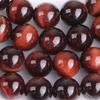 GEM-Inside Round Red Tiger's Eye Beads, Grade AAA, 8 mm, 38 cm view 2