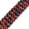 GEM-Inside Round Red Tiger's Eye Beads, Grade AAA, 8 mm, 38 cm view 3