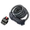 YFCTLM Bicycle Cable Lock, 5-Digit Combination, 1200 x 12 mm, Orange view 2
