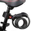 YFCTLM Bicycle Cable Lock, 5-Digit Combination, 1200 x 12 mm, Orange view 4