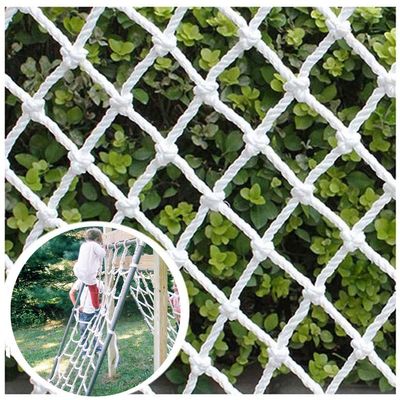 SSCYHT Kids' Climbing Net, 2 x 2 m (7 x 7 ft), 15 cm Mesh