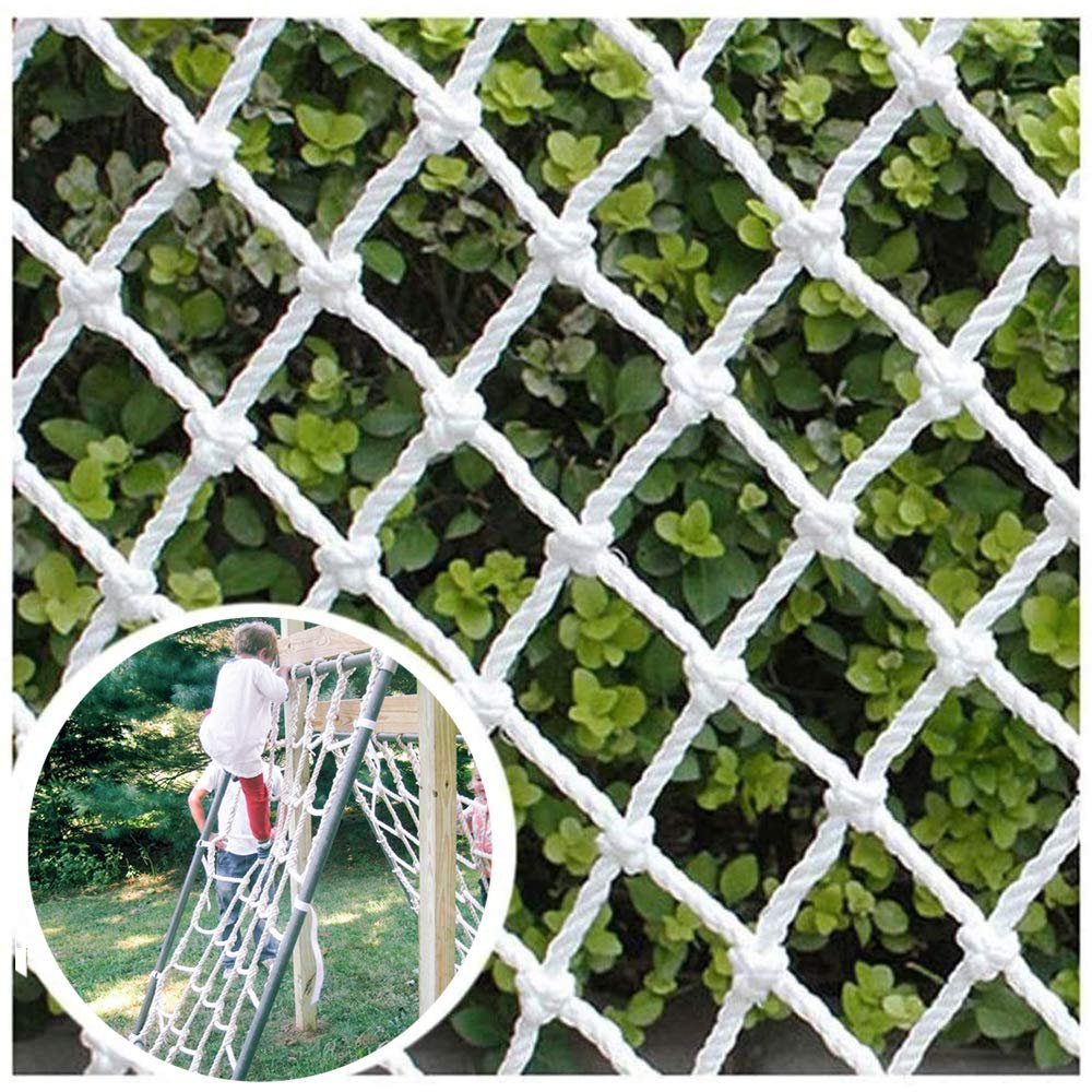 SSCYHT Kids' Climbing Net, 2 x 2 m (7 x 7 ft), 15 cm Mesh
