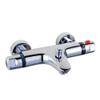 Berkalash Thermostatic Shower and Tub Faucet, 38°C Safety Protection, Chrome view 1