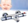 Berkalash Thermostatic Shower and Tub Faucet, 38°C Safety Protection, Chrome view 2