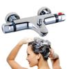 Berkalash Thermostatic Shower and Tub Faucet, 38°C Safety Protection, Chrome view 3