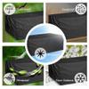 STTC Garden Furniture Cover, Waterproof 420D Oxford Cover for Rectangular Outdoor Furniture Sets, 170 x 94 x 70 cm view 2