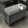 Destiny Santa PONSA DE Luxe Gray Mottled Corner Set with Table, 140 x 80 x 64 cm view 3