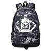 FANwenfeng Basketball Player 23 Ball-Storage Glow-in-the-Dark Backpack, Multifunctional Student Bookbag for Men and Women (G Pattern 1) view 1