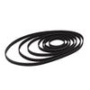 GT2 Timing Belt, 6 mm Wide Rubber Synchronous Belt for 3D Printers and CNC Machines, 2-Pack, 852 mm, Black, 631 view 1