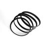 GT2 Timing Belt, 6 mm Wide Rubber Synchronous Belt for 3D Printers and CNC Machines, 2-Pack, 852 mm, Black, 631 view 2