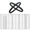 GT2 Timing Belt, 6 mm Wide Rubber Synchronous Belt for 3D Printers and CNC Machines, 2-Pack, 852 mm, Black, 631 view 4