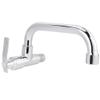 Wall-Mounted Kitchen Sink Faucet, Brass Body, Stainless Steel Spout, 25 cm (LQ-3092) view 2