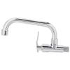 Wall-Mounted Kitchen Sink Faucet, Brass Body, Stainless Steel Spout, 25 cm (LQ-3092) view 3