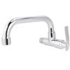 Wall-Mounted Kitchen Sink Faucet, Brass Body, Stainless Steel Spout, 25 cm (LQ-3092) view 4