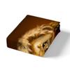 Loussiesd Lion Wild Animal Print Fitted Sheet Set, Brown Microfiber view 3
