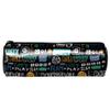 EZIOLY Basketball Leather Sketch Pencil Case, Coin Purse, and Makeup Bag view 1