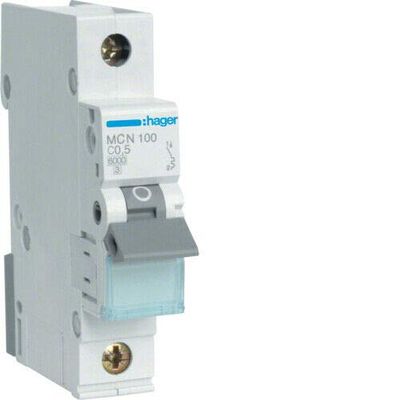 Hager 32A RCBO Circuit Breaker, 1/3-Pole, B/C Characteristic