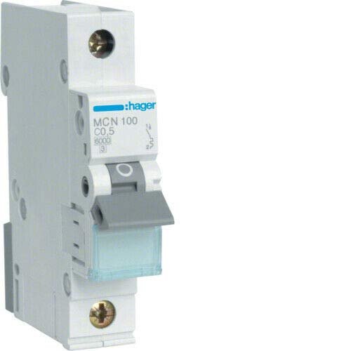 Hager 32A RCBO Circuit Breaker, 1/3-Pole, B/C Characteristic