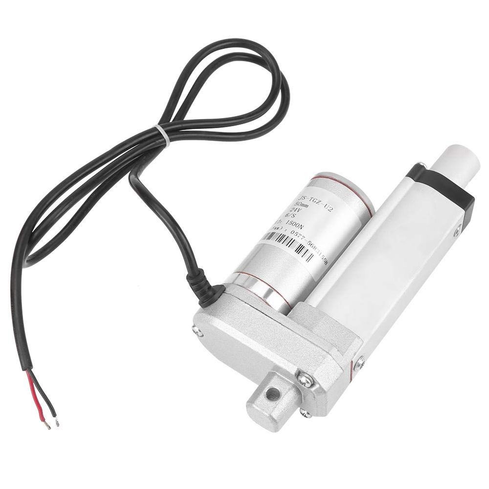 Dpofirs 12V DC Linear Actuator, 140 kg, 50 mm Stroke