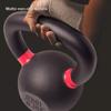 AGYH Heavy-Duty Cast Iron Kettlebell, 18 kg / 39.6 lb, Black view 3