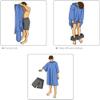 Hooded Quick-Dry Beach Poncho Towel, 3D Bohemian Mandala, Style #1 view 4