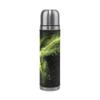 BKEOY Vacuum-Insulated Travel Mug, Stainless Steel, Leakproof, 500 ml, Flying Green Parrot view 1