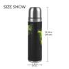 BKEOY Vacuum-Insulated Travel Mug, Stainless Steel, Leakproof, 500 ml, Flying Green Parrot view 2