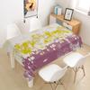 FANSU Waterproof 3D Abstract Watercolor Tablecloth, Red, 140 x 200 cm view 1
