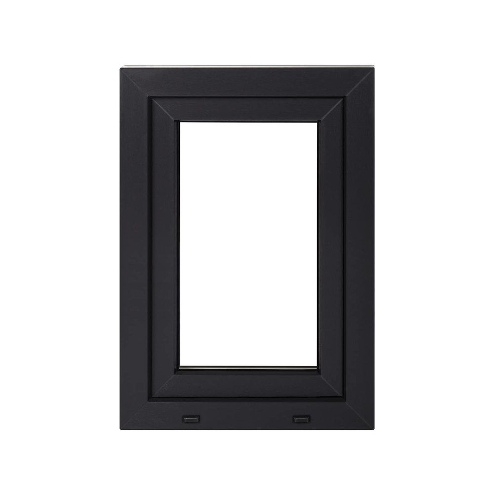 Framex Premium PVC Window, White/Anthracite, 750 x 900 mm, Double-Glazed Tilt-and-Turn, Right-Hand DIN