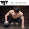 Medicine Ball with Handles, Solid Gravity Ball, 3 kg/6.6 lb view 3