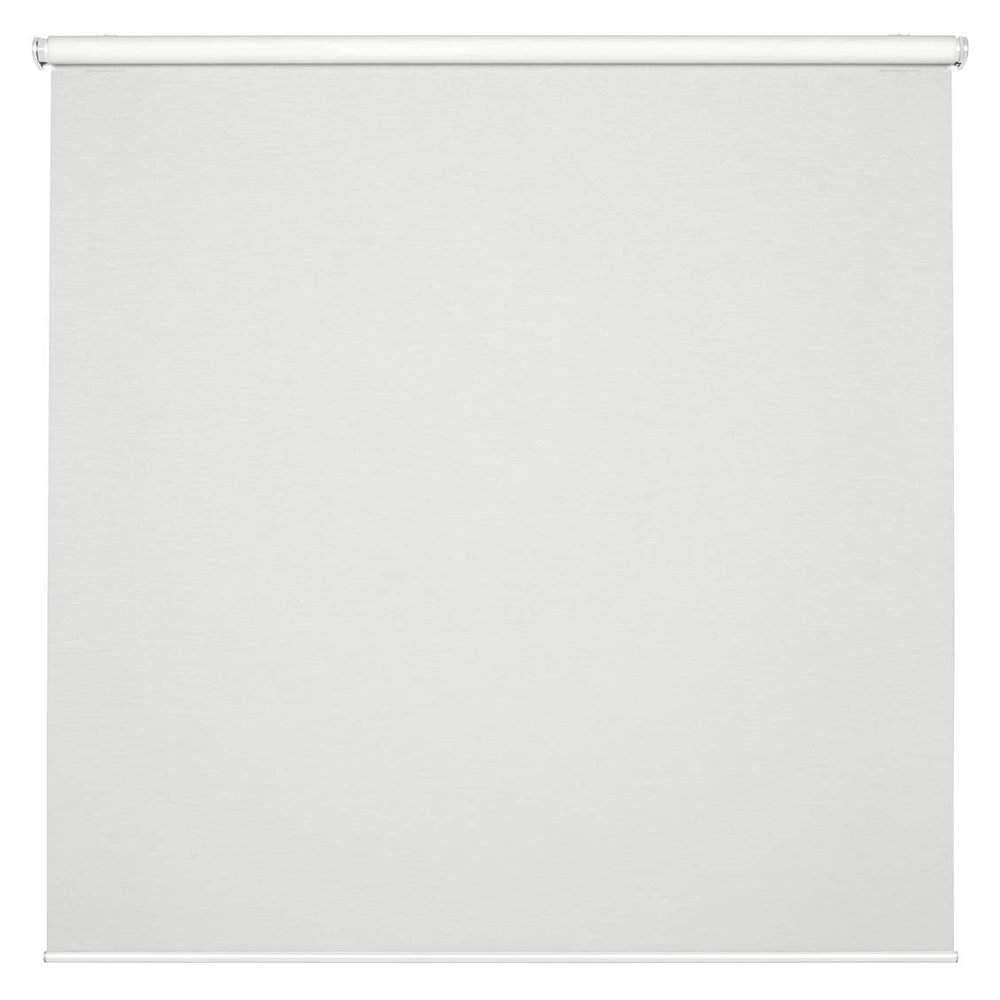 GARDINIA Comfort Move Roller Blind, Clip-On, Adhesive or Screw-Mount, Light-Filtering, Privacy, White, 75 x 150 cm (W x H)