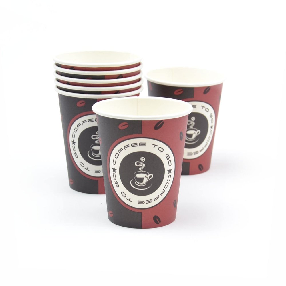 1000 Coffee To-Go Cups Made in Germany, 200 ml / 8 oz, 80 mm