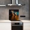 TMK | Tempered Glass Kitchen Backsplash Splash Guard 60 x 65 cm, Flowers view 3