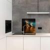 TMK | Tempered Glass Kitchen Backsplash Splash Guard 60 x 65 cm, Flowers view 4