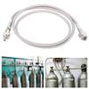 Soda Maker Accessory, 1.8 m High-Pressure CO2 Hose for SodaStream, W21.8-14 External Tank Adapter Kit view 2