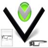 Horivert Premium Black Aluminum Mosquito Net Frame, 45° Insect Screen, No Drilling, 50 x 70 cm view 2