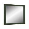 Online-GalleryKing TheMIRROR Framed Wall Mirror, Real Glass, 85 x 75 cm, Custom-Made in Wiped Green view 1