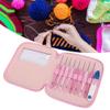 Fdit 8-Piece Crochet Hook Set, Pink, 1.0–2.75 mm view 4