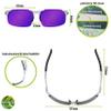 Balinco Sport Sunglasses with Aluminum Frame, UV Protection & Polarized TAC Lenses – Ideal for Cycling – Accessory Set with Gift Box view 4