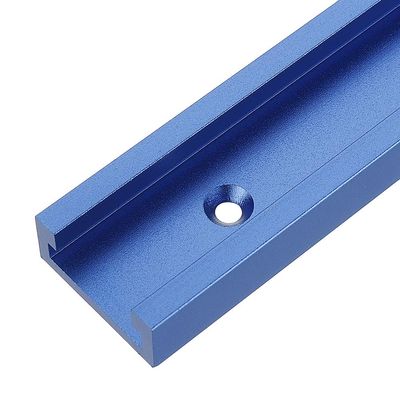 TuToy Blue T-Slot Miter Track, 100–1200 mm, 30 x 12.8 mm, for Table Saw Tables – 100 mm