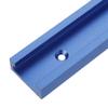 TuToy Blue T-Slot Miter Track, 100–1200 mm, 30 x 12.8 mm, for Table Saw Tables – 100 mm view 1