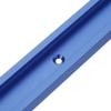 TuToy Blue T-Slot Miter Track, 100–1200 mm, 30 x 12.8 mm, for Table Saw Tables – 100 mm view 2