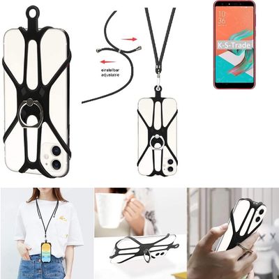 K-S-Trade 3-in-1 Phone Lanyard and Ring for Asus ZenFone 5 Selfie