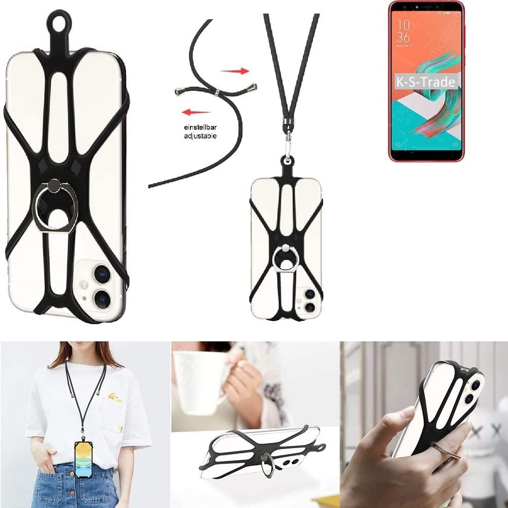 K-S-Trade 3-in-1 Phone Lanyard and Ring for Asus ZenFone 5 Selfie
